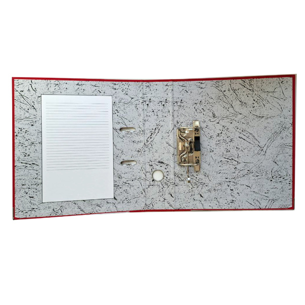 3_Папка-регистратор PP корешок 75мм, разборная, красная