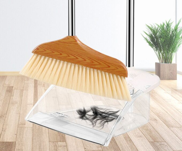 8_Набор для уборки Ленивка (совок+веник) 36_99см, 30_35_93см, ассорти