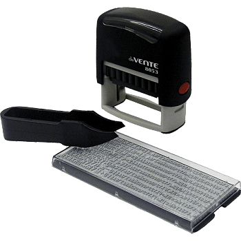 Штамп самонаборный 5 строк, 58*22мм, 2 кассы в комплекте deVENTE