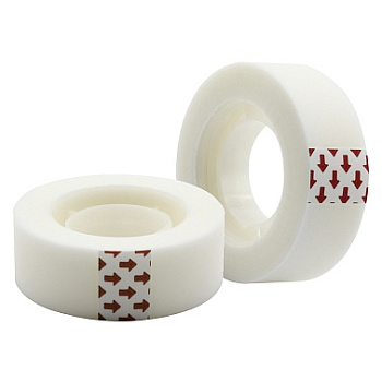 Клейкая лента канцелярская 18мм*20м deVENTE, матовая, удаляемая