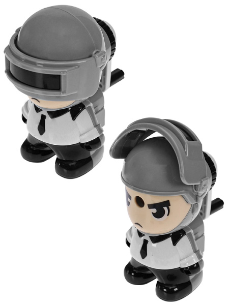 7_Точилка механическая PROFIT Отважный спасатель, металлический механизм, ассорти