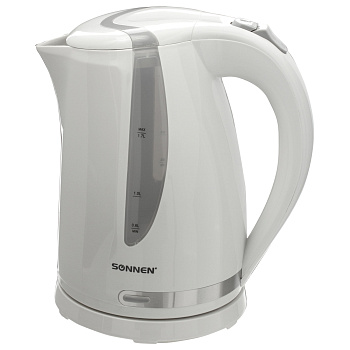 Чайник SONNEN KT-1743, 1,7л, 2200Вт, закрытый нагревательный элемент