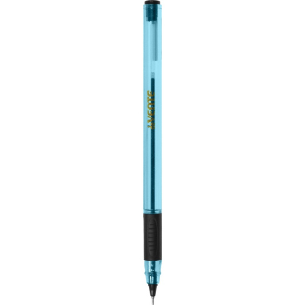 8_Ручка шариковая масляная, с резиновым упором 0,7мм deVENTE Speed Pro Triolino Pastel СИНЯЯ, корпус полупрозрачный ассорти