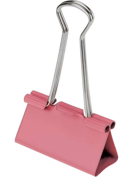 3_Зажим для бумаг 41мм цветной, комплект 12шт WorldOffice