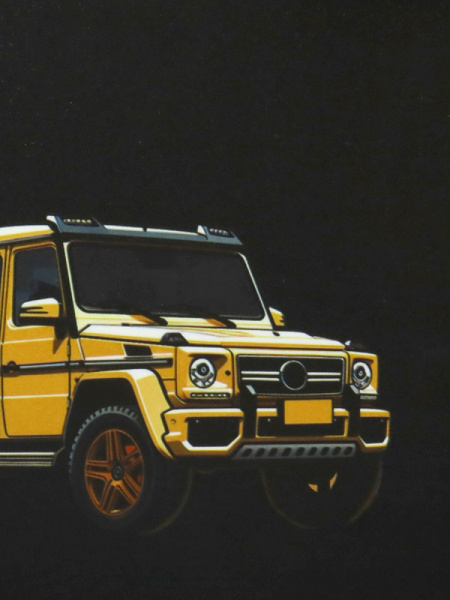 3_Папка на молнии А4 PROF-PRESS Следы от шин, непрозрачная пластиковая