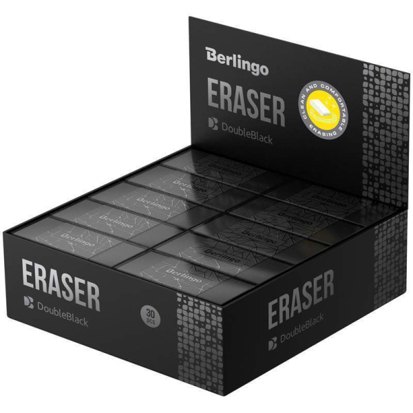 3_Ластик для чернографитных карандашей 50_18_10мм Berlingo DoubleBlack