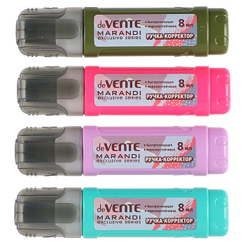 Ручка-корректор 8мл deVENTE Marandi, ассорти