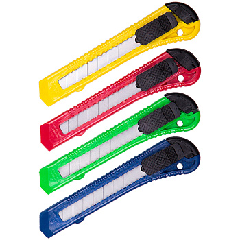 Нож канцелярский 18мм с фиксатором OfficeSpace