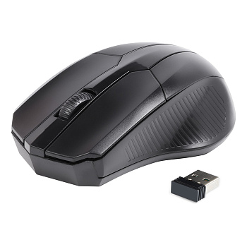 Мышь беспроводная SMARTBUY ONE 303AG-K, 2 кнопки+1 колесо-кнопка, оптическая, черная