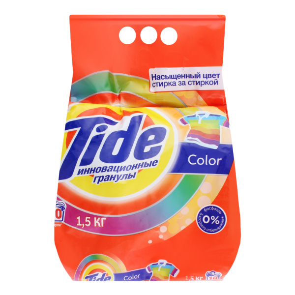 Стиральный порошок-автомат 1.5кг, TIDE Color