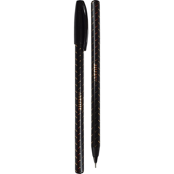 2_Ручка шариковая масляная, 0,7мм deVENTE Speed Pro Gold&Black СИНЯЯ