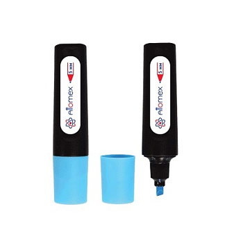 Текстовыделитель ATTOMEX 1-5мм, голубой