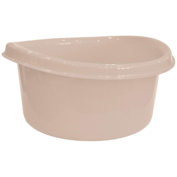 Таз круглый 12 л Vogue бежевый