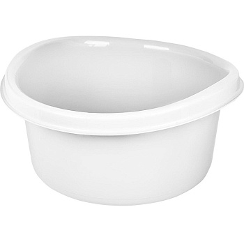 Таз круглый 12 л Spin&Clean Vogue, хозяйственный, белый