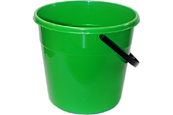 Ведро пластиковое 5л МУЛЬТИПЛАСТ Стандарт, салатовое
