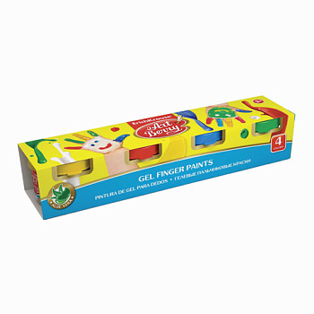 Краски пальчиковые 4 цвета по 35мл ArtBerry, на водной основе