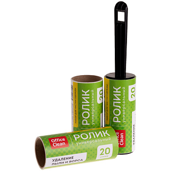 Набор для чистки одежды: ролик+2 запасных блока OfficeClean