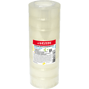 Клейкая лента канцелярская 18мм*33м deVENTE