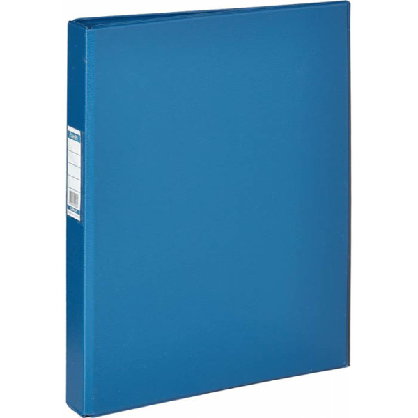 Папка на 4 кольцах, корешок 35мм, пластик Attache Selection, синяя