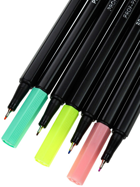 4_Набор капиллярных ручек (линеров) PROF-PRESS Istanbul 36шт, ассорти