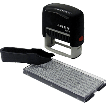 Штамп самонаборный 4 строки, 48*18мм, 2 кассы в комплекте deVENTE
