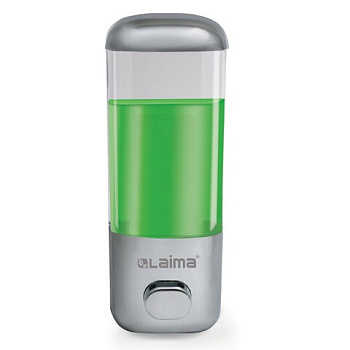 Диспенсер для жидкого мыла 500мл ЛАЙМА, наливной, хром