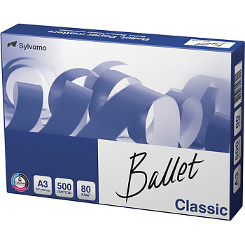 Бумага для офисной техники А3 BALLET Classic 80г/м2 500л