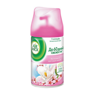 Освежитель воздуха AIRWICK Магнолия и вишня 250мл, сменный аэрозоль