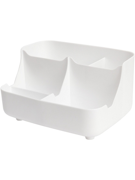 Подставка-органайзер без наполнения, 5 отделений PROF-PRESS, с наклейками, белая