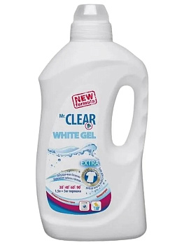 Средство для стирки жидкое универсальное 1,5л Mr.CLEAR, для белого и светлого белья, гель