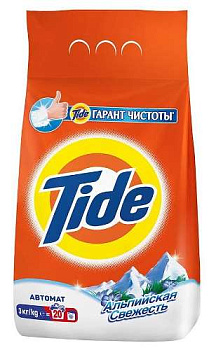 Стиральный порошок-автомат 3кг, TIDE Альпийская свежесть
