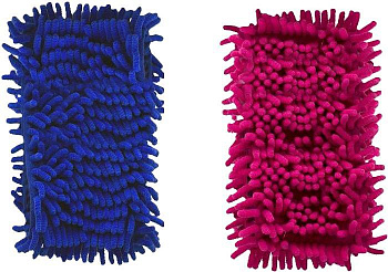 Насадка для швабры 42*13см микрофибра "лапша" (chenille) Spin&Clean Rock'n'Roll, ассорти