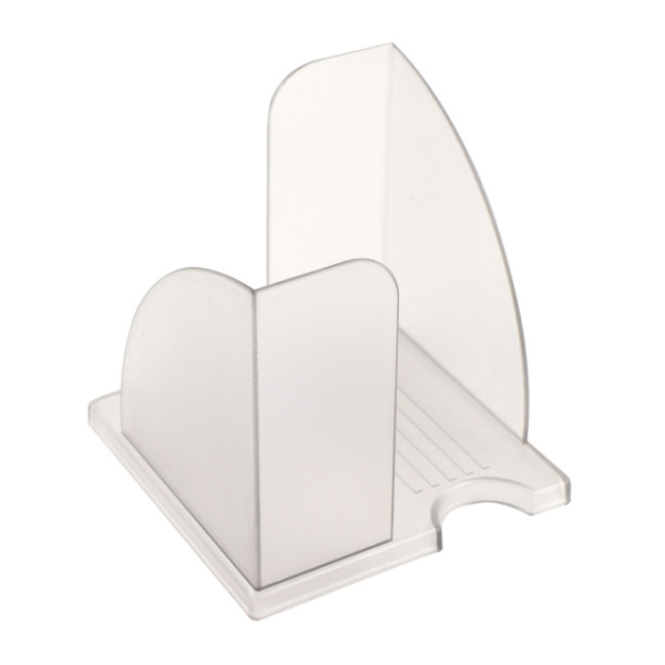 Подставка для бумажного блока 90_90_90мм deVENTE, пластиковая, прозрачная