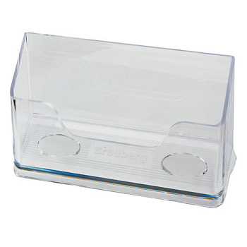 Подставка для визиток на 50шт, 100*40*65мм BRAUBERG Contract