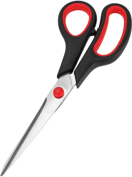 2_Ножницы 19см прорезиненные ручки PROFIT