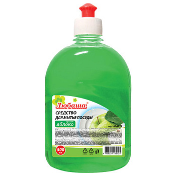 Средство для мытья посуды 500мл ЛЮБАША Яблоко