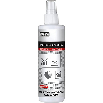 Чистящая жидкость-спрей для маркерных досок Attache Selection, 250мл