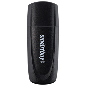 Флеш-диск 8GB SMARTBUY Scout USB 2.0, черный