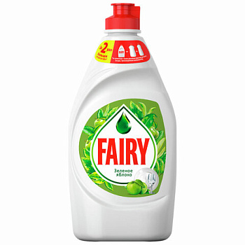 Средство для мытья посуды 450мл FAIRY Зеленое яблоко