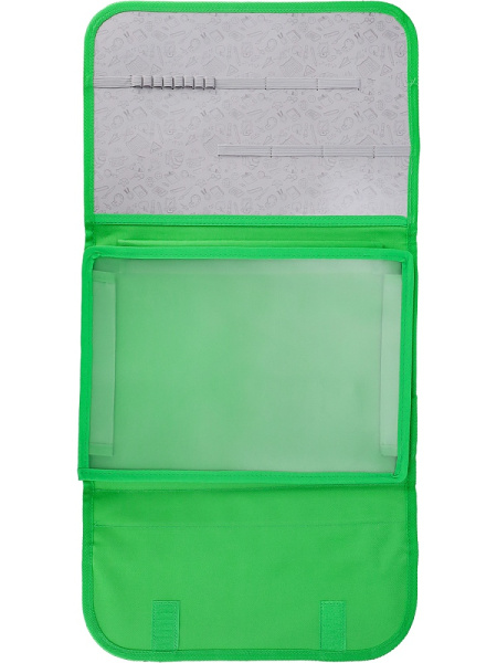 3_Папка на липучке для труда А4 PROF-PRESS Зеленый мяч, ткань