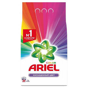 Стиральный порошок-автомат 3кг, ARIEL Color