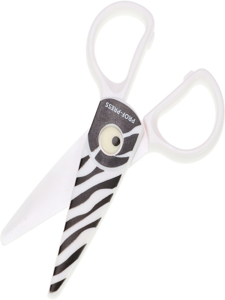 3_Ножницы 120мм PROF-PRESS Сафари-Зебра