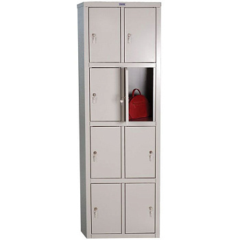 Шкаф металлический для одежды ПРАКТИК LS-24