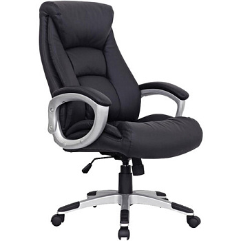 Кресло офисное, натуральная кожа, BRABIX Grand EX-500, черное