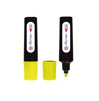 Текстовыделитель ATTOMEX 1-5мм, желтый