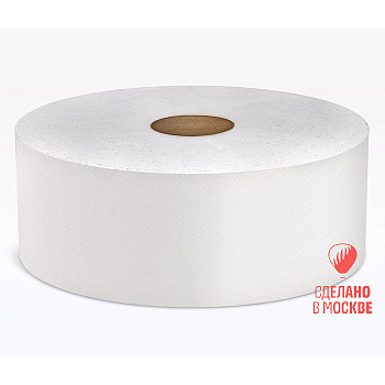 Туалетная бумага для диспенсера 1-слойная, 525м БС-1-525-ТБЦ (Система Т1), белая