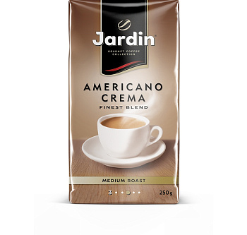 Кофе молотый 250г JARDIN Americano Crema (Американо Крема) №3, натуральный