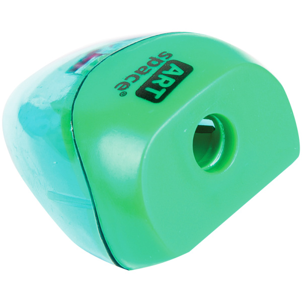 4_Точилка с контейнером, 1 отверстие ArtSpace, ассорти