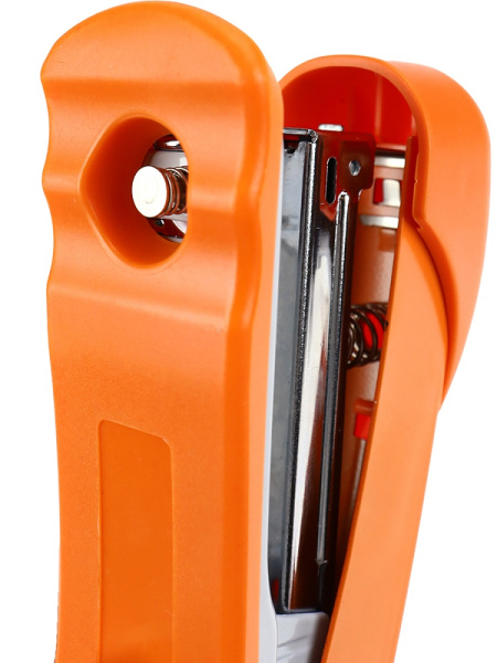 4_Степлер №24_6, 26_6 до 20л PROF-PRESS, металлический корпус, оранжевый