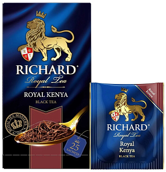 Чай пакетированный RICHARD Royal Kenya, черный, 25п*1,5г